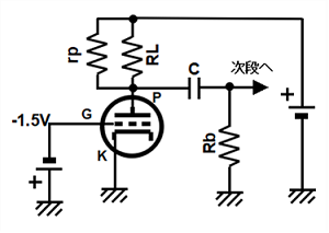 三極管接続例_ｒｐと次接続段の影響